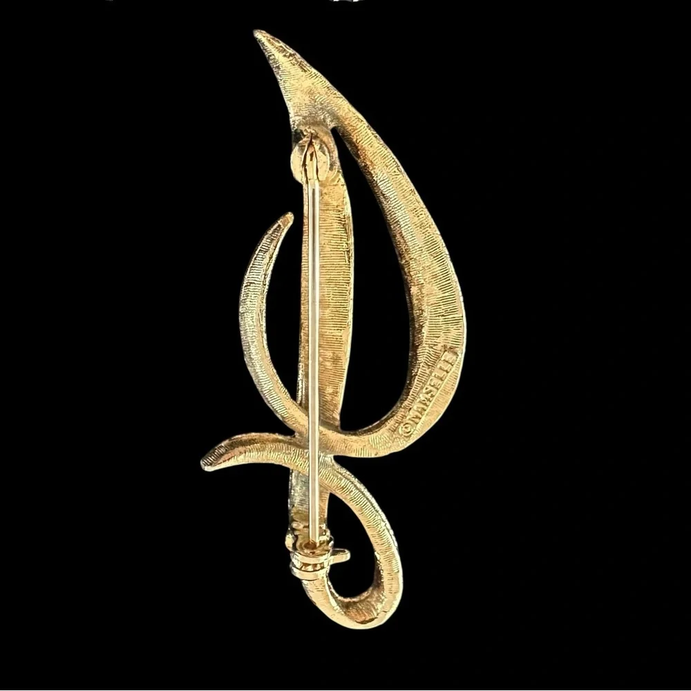 Gold‎ YSL Style Brooch
